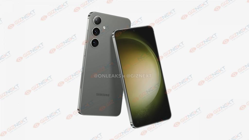 三星 Galaxy S24  手机渲染图曝光：6.7 英寸直屏