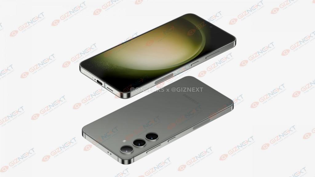 三星 Galaxy S24  手机渲染图曝光：6.7 英寸直屏