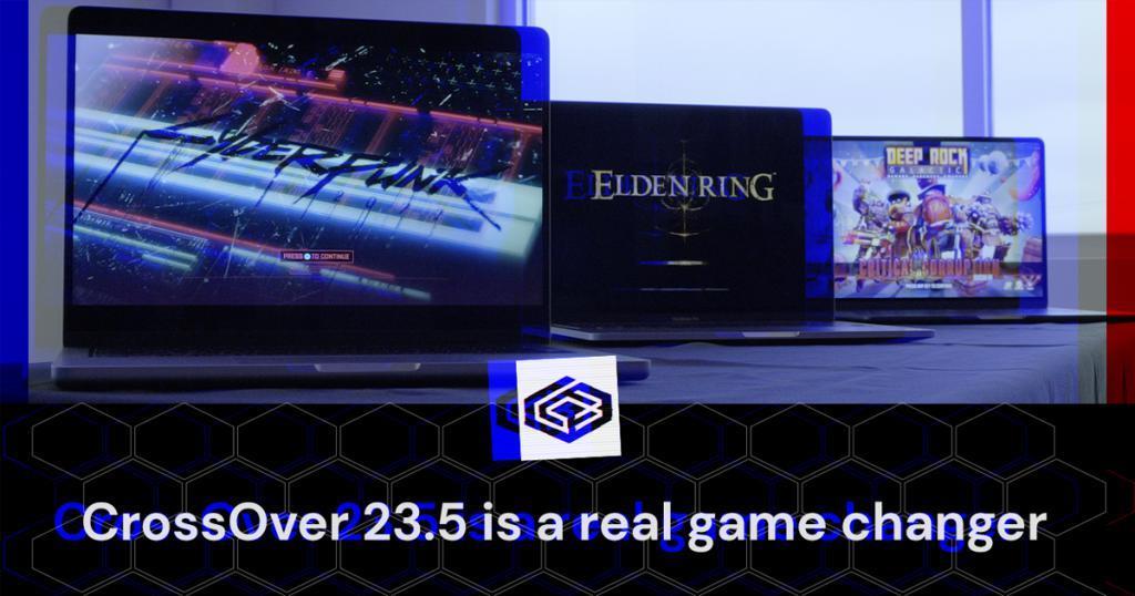 CrossOver 23.5 发布：让 Mac 运行《赛博朋克 2077》等 AAA 大作
