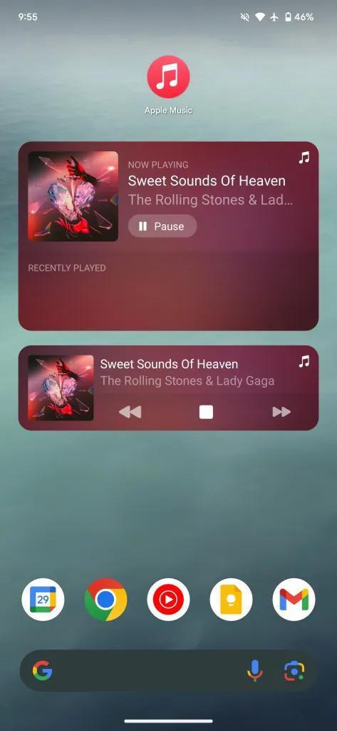 苹果推出安卓4.5 Beta版 Apple Music：引入iOS 17 样式小部件等