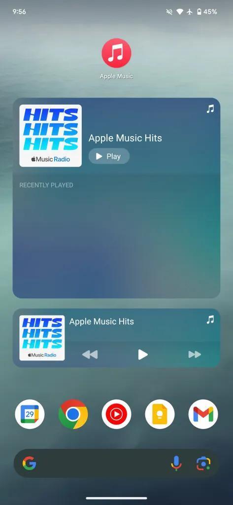 苹果推出安卓4.5 Beta版 Apple Music：引入iOS 17 样式小部件等