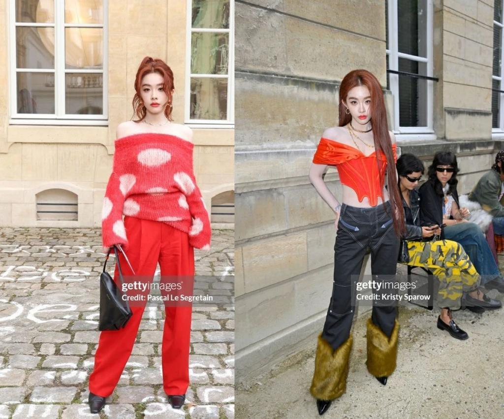 巴黎时装周明星生图:马思纯与精修图差别大,童瑶白鹿妆造拉胯