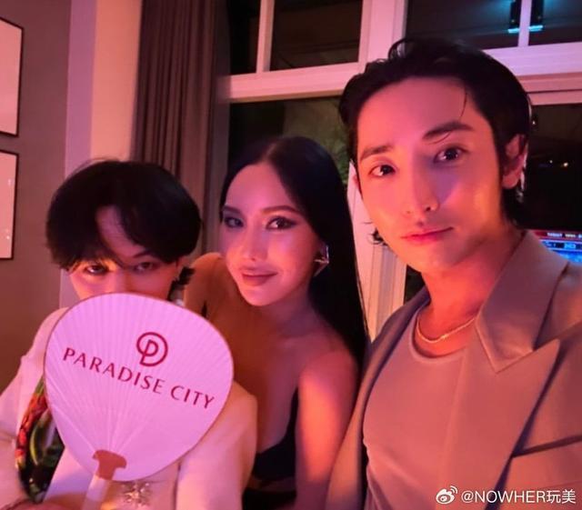 权志龙李洙赫李敏镐同场参party 合照曝光画面养眼