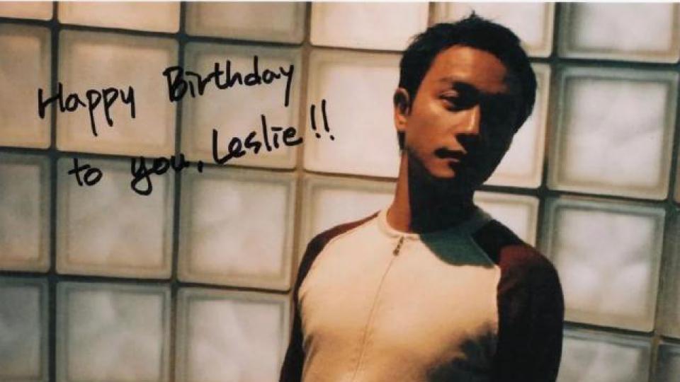 唐鹤德发文为张国荣庆67岁冥寿 晒旧照表思念