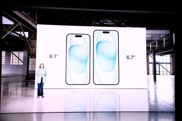 苹果发布6.1/6.7英寸iPhone 15标准机型：升级灵动岛、4800万主摄
