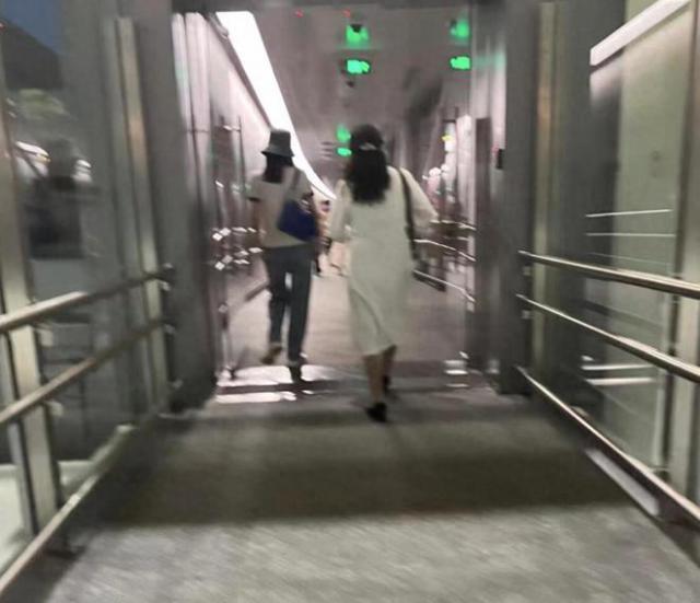 47岁李小冉携家人旅行 帅气弟弟露面姐弟长得太像