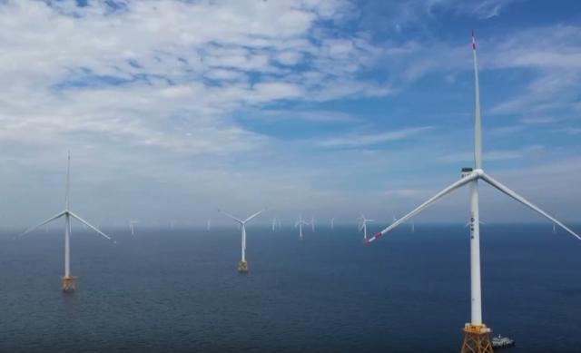 首台16兆瓦容量海上风电机组，平潭海上风电场开始全容量并网发电