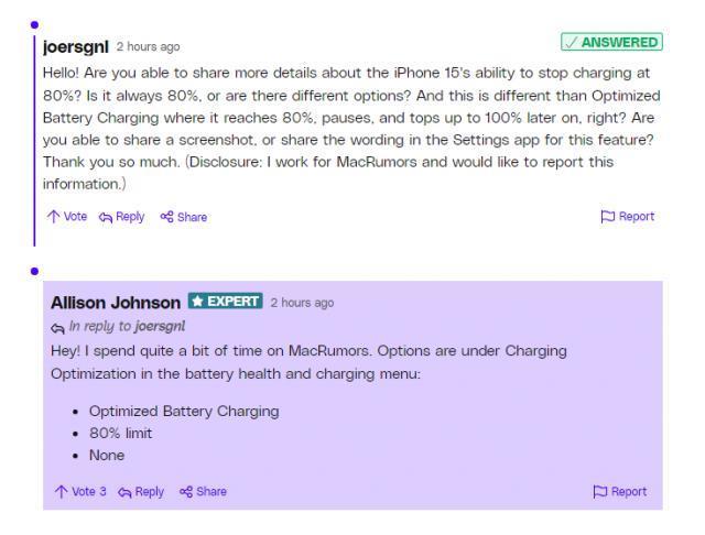 苹果 iPhone 15 / Pro 机型引入新电池选项：日常充电上限 80%