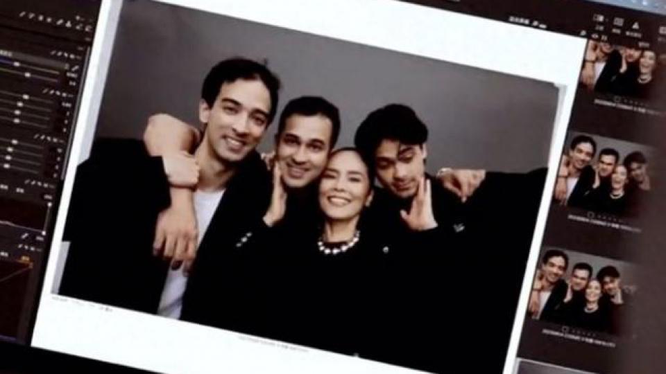 60岁韦唯正式复出！携子拍摄大片，3个混血儿子帅气有型