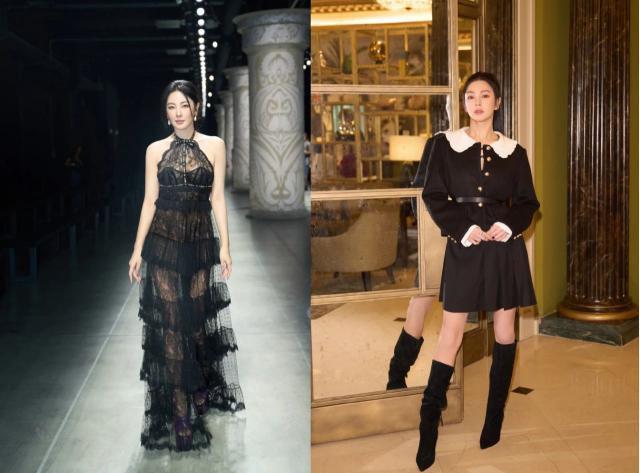 米兰时装周女明星生图：张柏芝美得惊艳，虞书欣妆发拖后腿