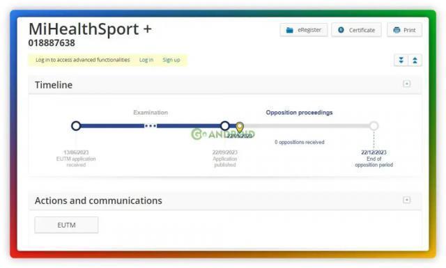 为发布小米手表 2 Pro 做准备，小米在欧洲申请 3 项商标