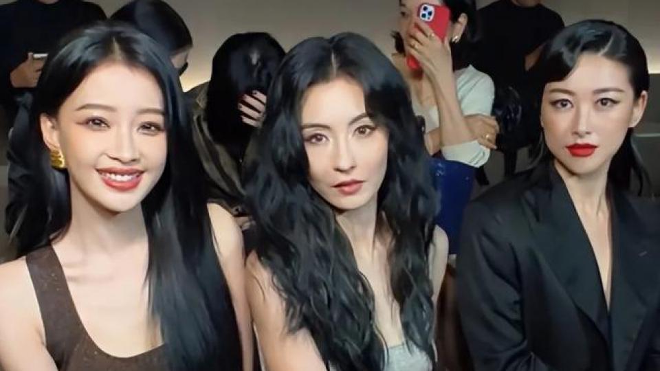 当张柏芝跟朱珠站在一起，我才彻底明白，什么叫顶级骨相