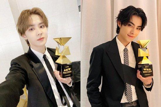 NCT四名成员出席微博音乐盛典 并分获两类奖项