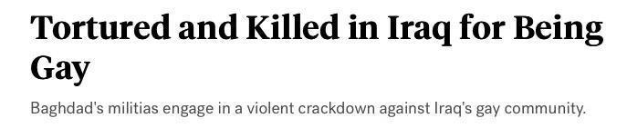 伊拉克23岁男网红被枪杀，只因喜爱穿女装？