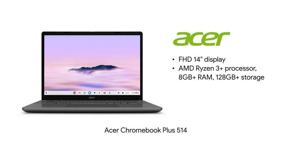 谷歌 Chromebook Plus 笔记本发布：共八款机型，售价 399 美元起
