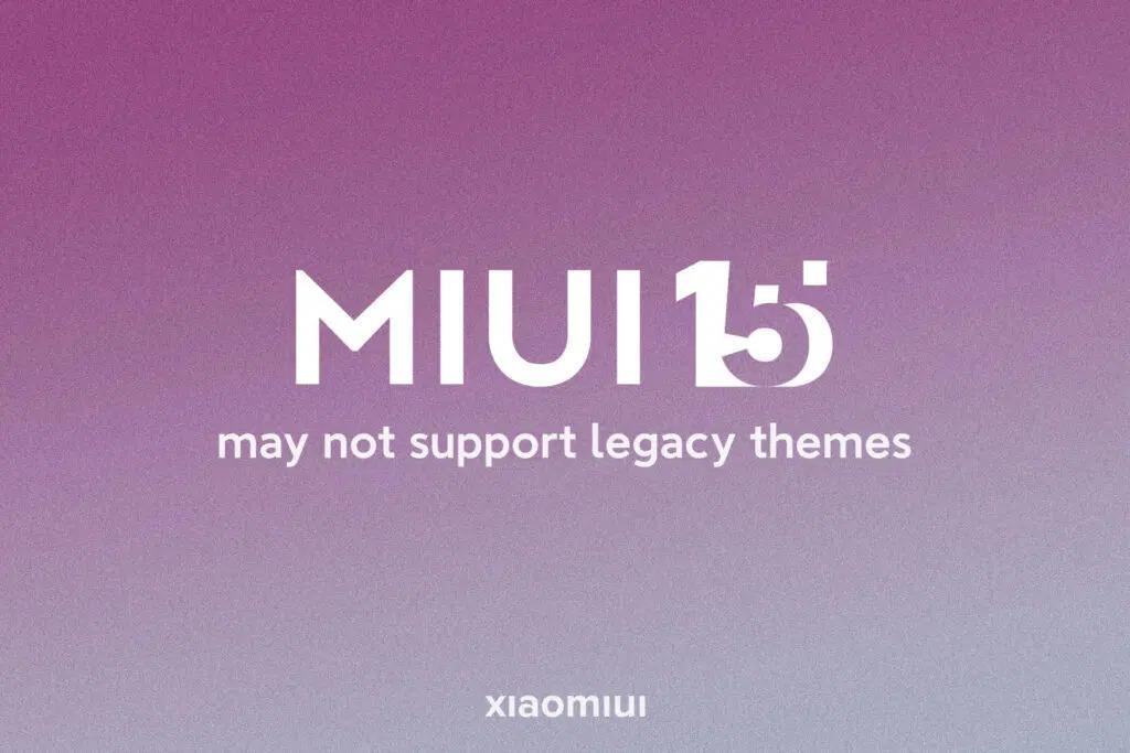 消息称小米 MIUI 15 不再支持旧主题