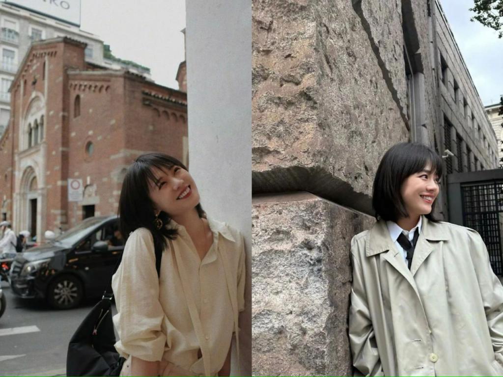 马思纯巴黎街拍太美了！8套私服全种草，打底衫 牛仔裤这套太太太显瘦了！