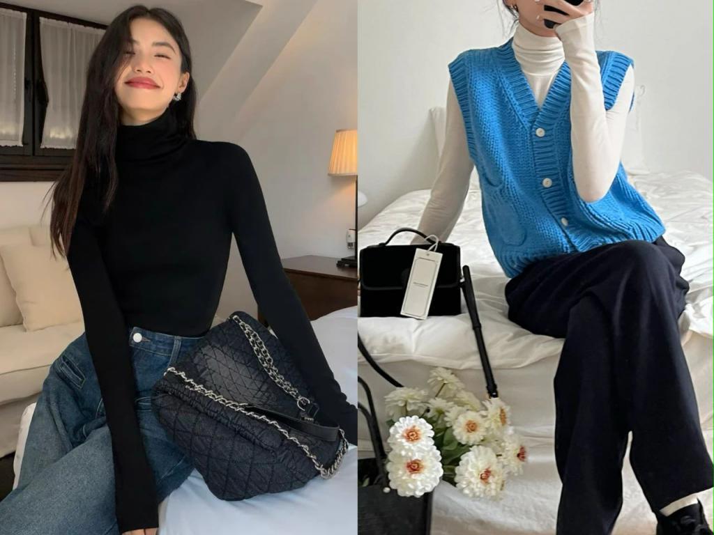 马思纯巴黎街拍太美了！8套私服全种草，打底衫 牛仔裤这套太太太显瘦了！