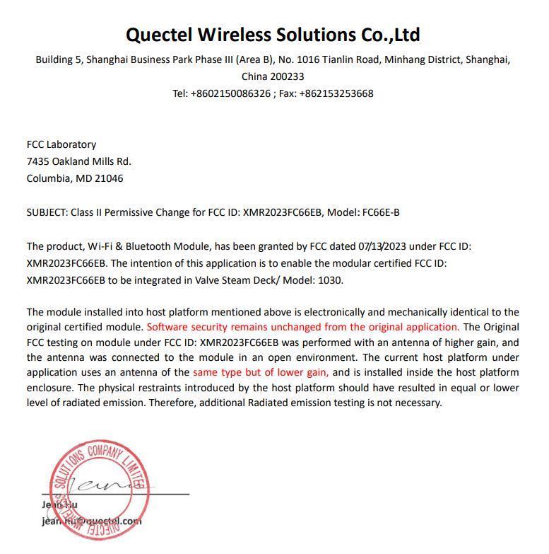 支持 Wi-Fi 6E，Valve 新款 Steam Deck 游戏掌机通过 FCC 认证