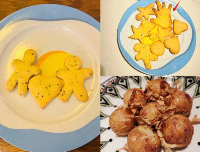 唐艺昕首晒3岁女儿，母女一起做饼干，小公主扎哪吒头超可爱