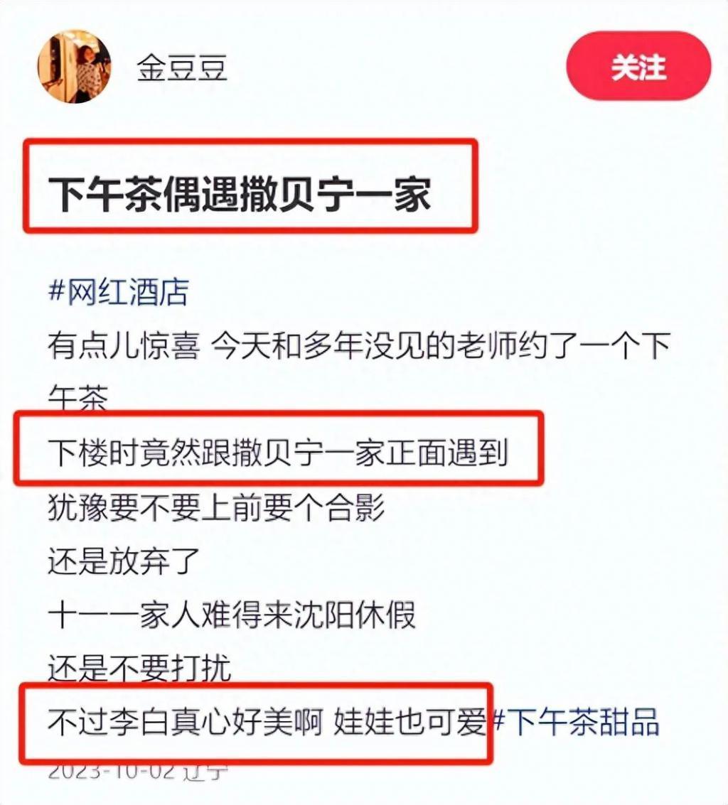 撒贝宁带老婆回沈阳婆家！细心带娃被赞好男人，混血儿调皮颜值高