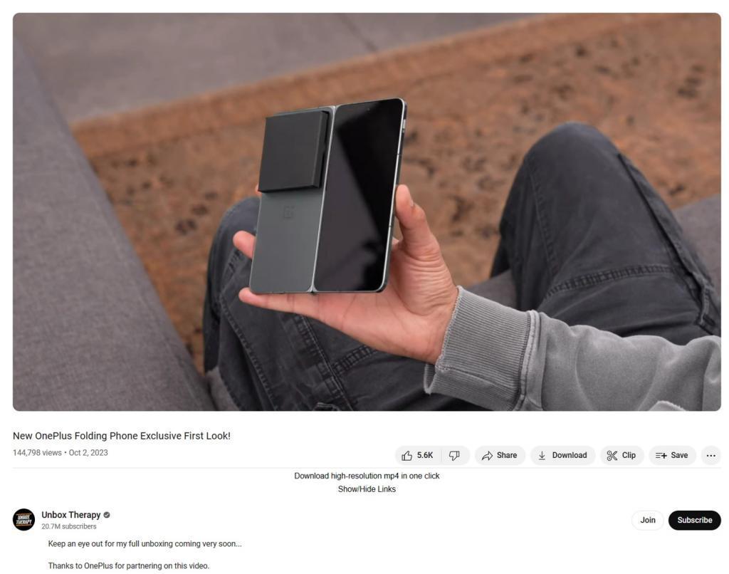 王石“泄露”OPPO Find N3折叠屏真机，配备较大镜头模组