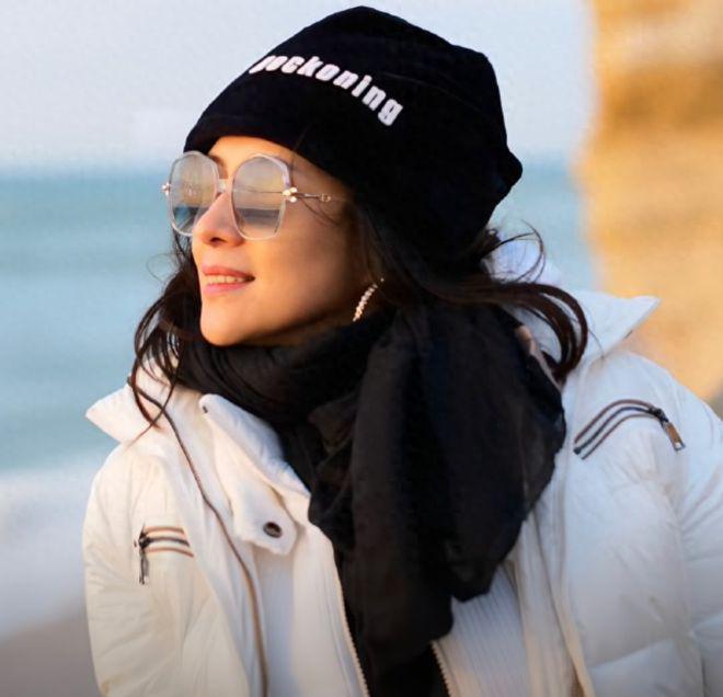 章子怡高圆圆罕见同框，两人同岁状态差距明显