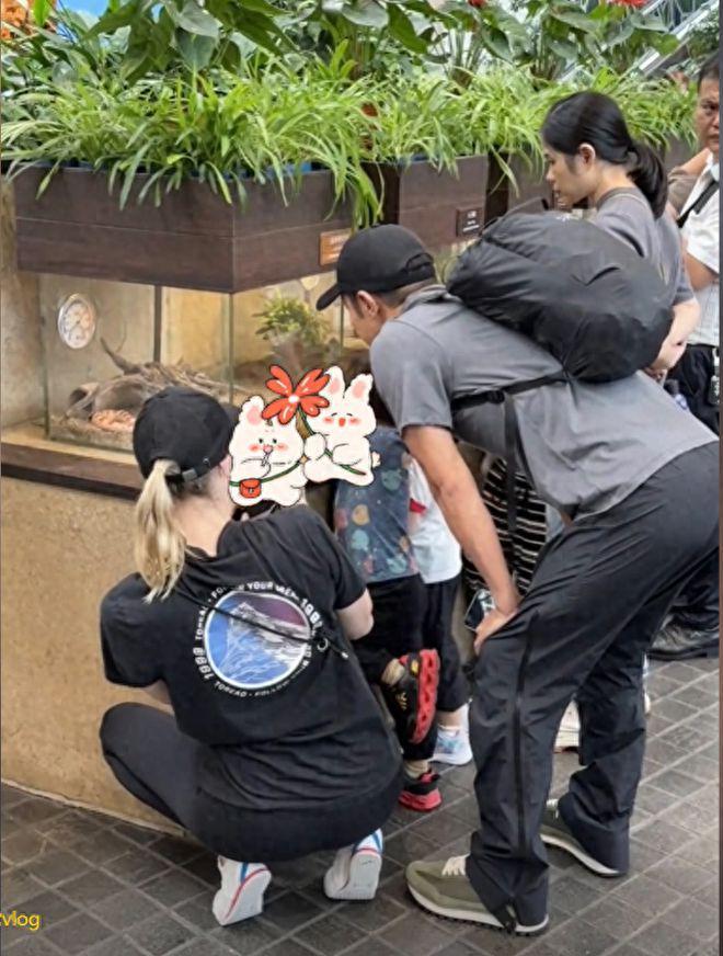 撒贝宁儿子正脸照曝光颜值高 小撒狂拍照父爱满满