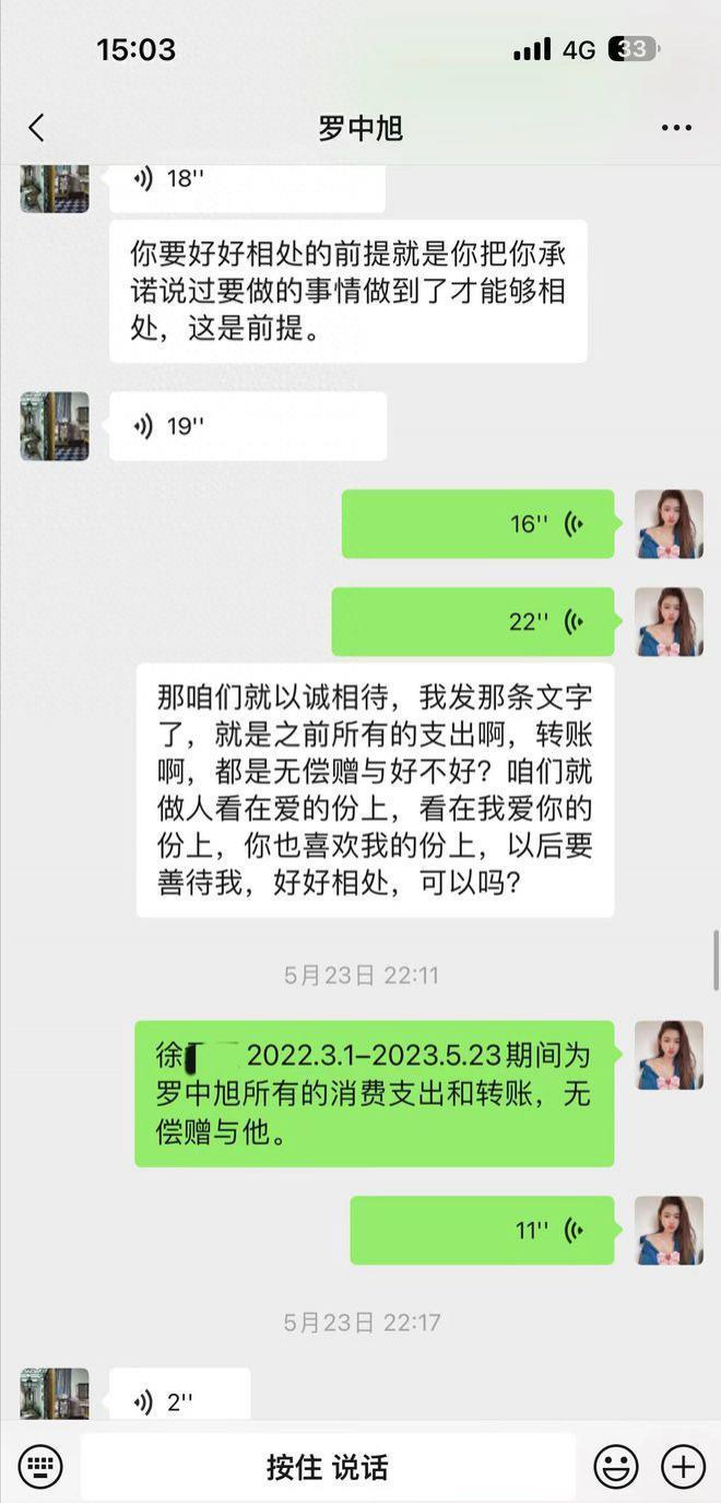 罗中旭婚内出轨后续，女方为其花50万，分手后还被威胁