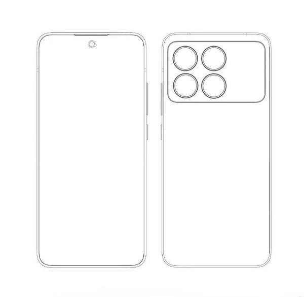 Redmi K70渲染图曝光：设计越来越旗舰范 或10月发布