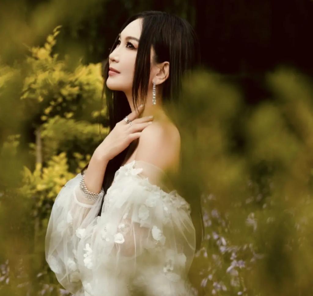 57岁温碧霞现身小县城商演，穿搭万年不变