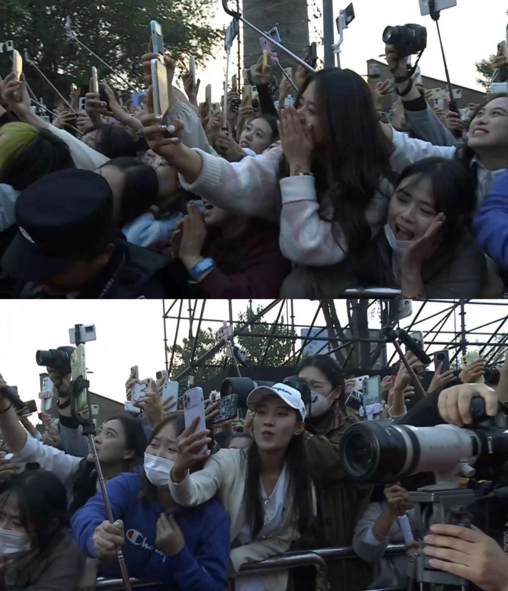 平遥影展红毯：周冬雨走性感风，王俊凯见粉丝表情冷淡