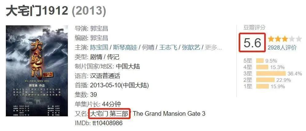 陈宝国卖房郭宝昌被踢出剧组，22年后《大宅门》为何还没过时