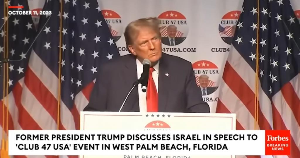 特朗普评论巴以冲突引发争议 白宫、以色列愤怒抨击