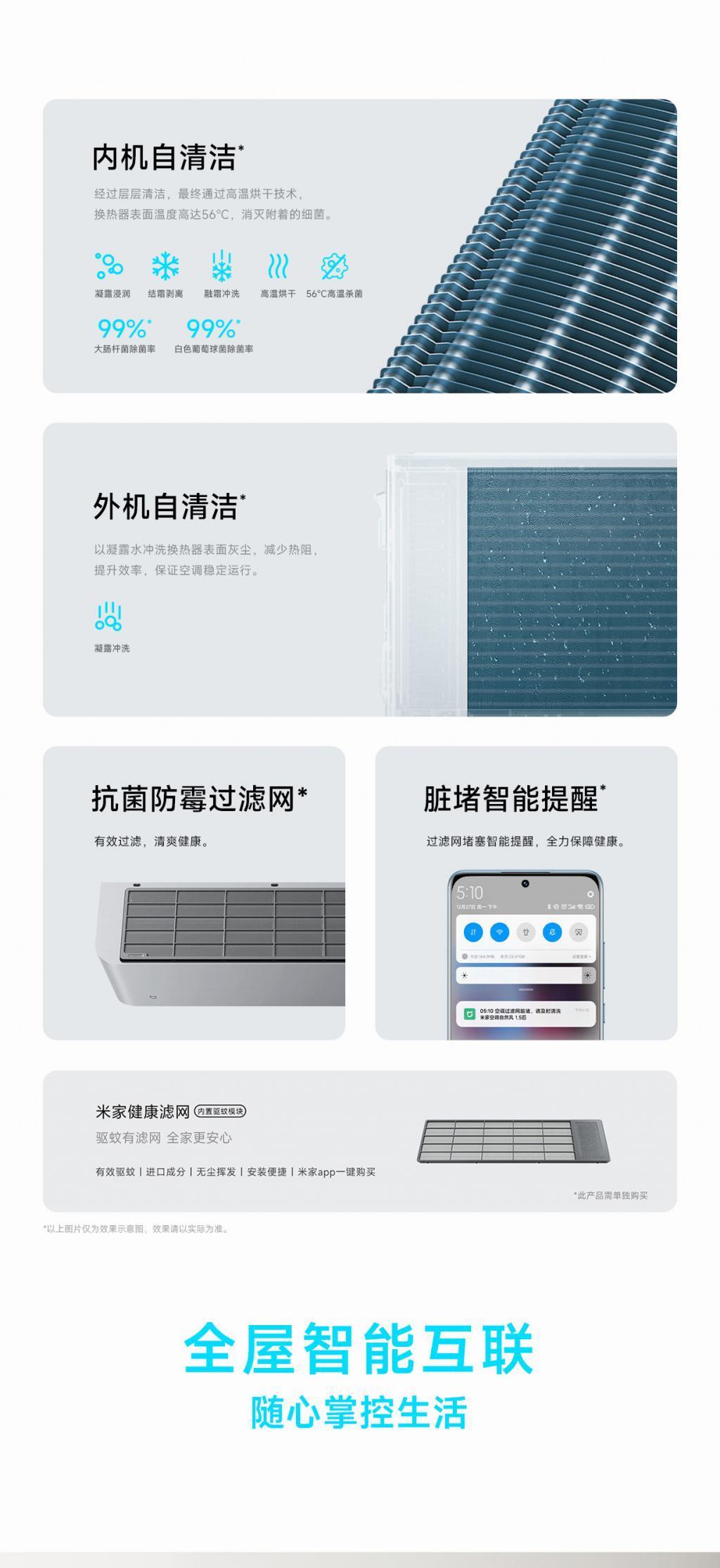 小米米家空调自然风1.5匹上架，预售到手2399元