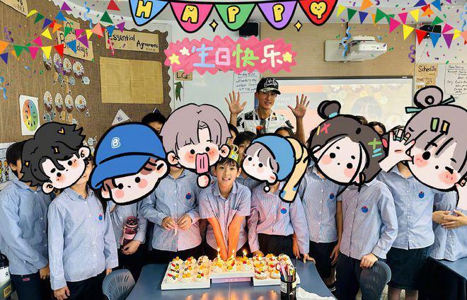 吴尊晒一家四口庆生照 女儿NeiNei变瘦许多