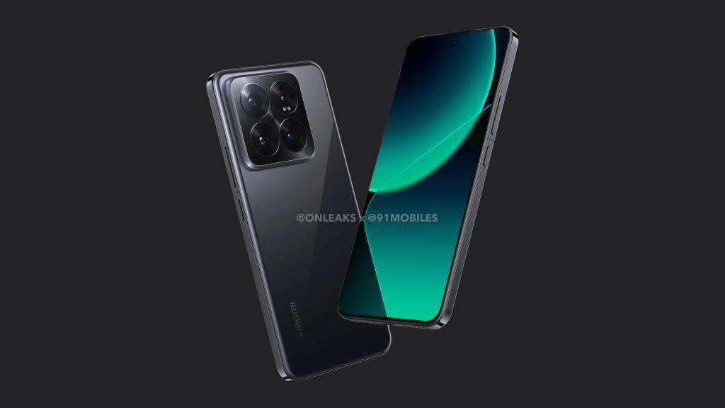 小米 14 Pro 手机渲染图曝光：2.5D 2K 屏、50MP 方形相机模组