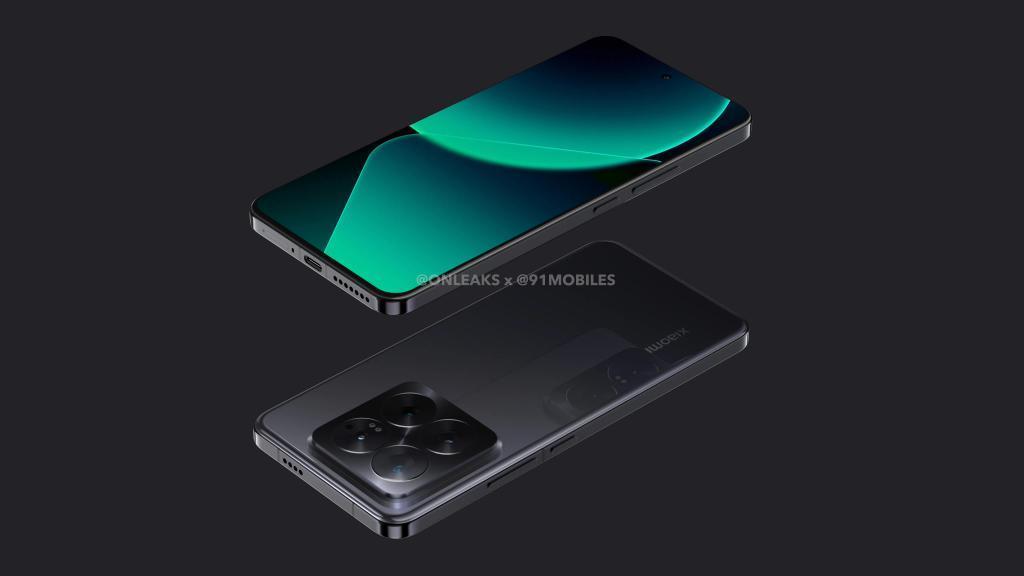 小米 14 Pro 手机渲染图曝光：2.5D 2K 屏、50MP 方形相机模组