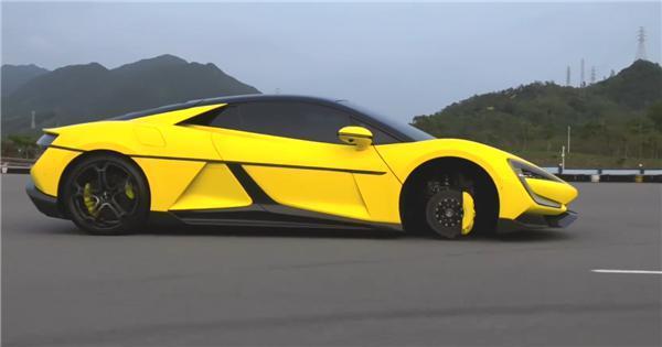 100万的比亚迪超跑!仰望U9现身赛道测试:轮圈“冒火光”