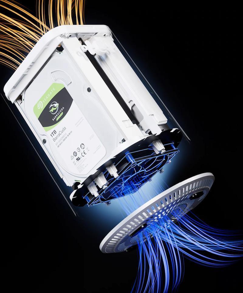 天钡推出新款 R1 迷你主机：N100 处理器 / 支持双 3.5 英寸硬盘