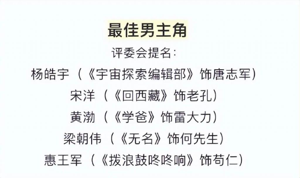王一博爆冷入围“金鸡奖最佳男配”，背后是金鸡奖上的魔幻与清醒