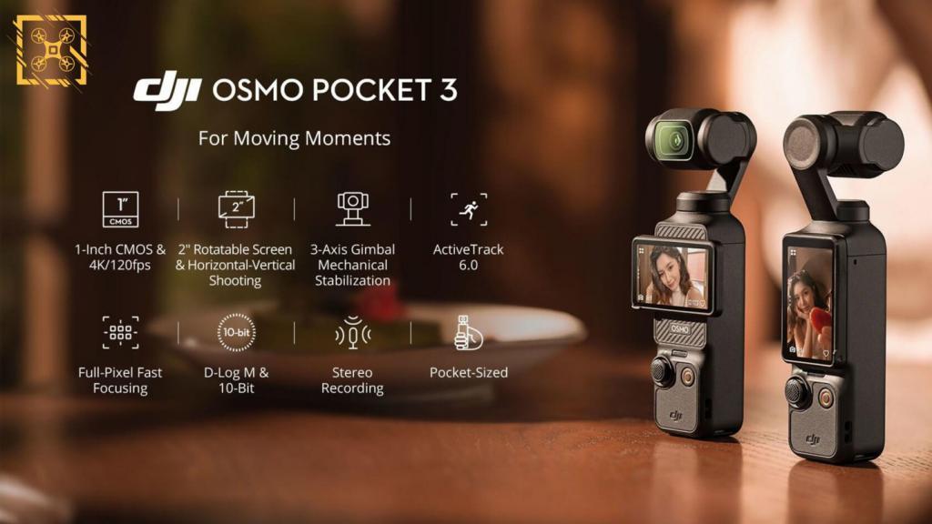 大疆 Osmo Pocket 3 手持云台相机更多实物照片曝光