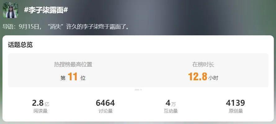 李子柒官宣新身份，消失700天回归，近照堪比“毁容”