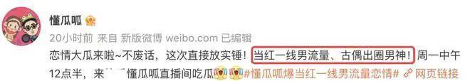 锤了！新晋小花地下恋，酒店过夜，官宣即分手？