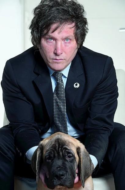 “阿根廷特朗普”领跑大选，他的5只克隆狗引关注