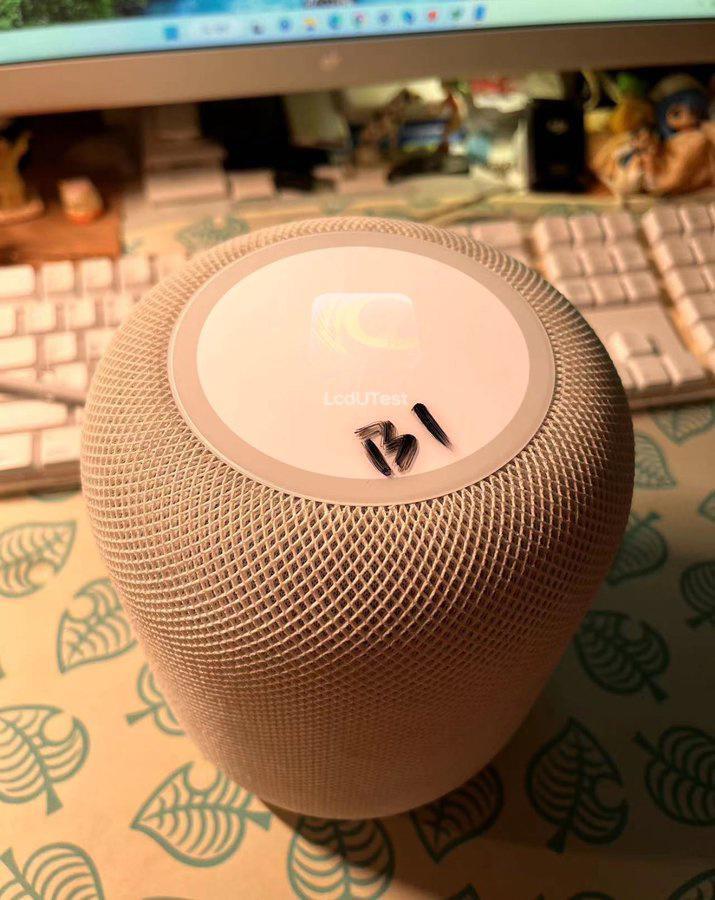 新款苹果HomePod原型机曝光，顶部带有大尺寸LCD屏幕