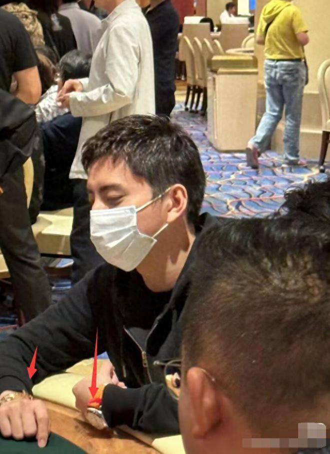 王大陆戴名表现身澳门赌场 网友调侃：本色出演