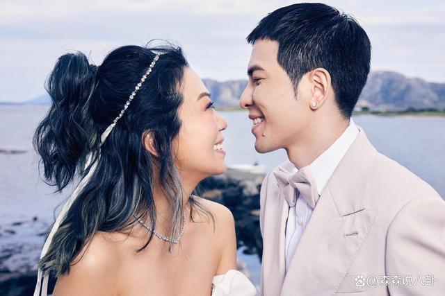 萧敬腾夫妇新婚3天恩爱亮相，林有慧红光满面，老萧却显憔悴