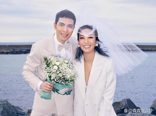 萧敬腾夫妇新婚3天恩爱亮相，林有慧红光满面，老萧却显憔悴