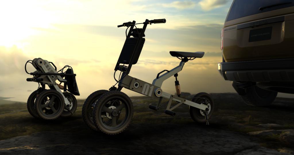 丰田展示LAND HOPPER电动车：采用折叠设计，可放入汽车后备箱